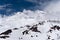 Tops of Elbrus mount. Nord Caucasus