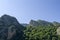 The tops of the hills in the Chegem gorge, Caucasus, Russia.