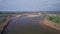 Topsham and River Exe from a drone, Exeter