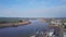 Topsham and River Exe from a drone, Exeter