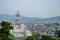 Topview of Isahaya city with Antenna