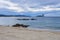 Toralla Island from the Samil Beach in Vigo