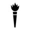 Torch isolated icon