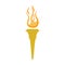 Torch symbol, Torch icon or logo