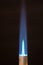 Torch tip with Blue Flame and Copy Space