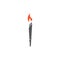 Torch vector icon illustration design