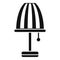 Torcher icon simple vector. Light lamp apartment