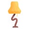 Torchere light icon cartoon vector. Floor lamp