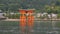 Tori gate at sea on Miyajima, Hiroshima