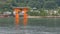 Tori gate at sea on Miyajima, Hiroshima