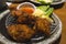 Tori Karaage and other Japanese cuisine at a casual dining restaurant