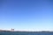 Torii gate on Hamanako lake in Hamamatsu, Shizuoka