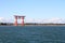 Torii gate on Hamanako lake in Hamamatsu, Shizuoka