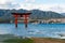 Torii gate of the Itsukushima-jinja shrine on Miyajima (Itsukushima)