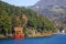 Torii on Lake Ashi, Hakone National Park, Japan