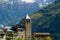 Torla, village of the Aragonese Pyrenees. Ordesa