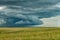 Tornadic Cell over Grassy Field