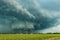 Tornadic Cell over Grassy Field