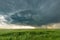 Tornadic Cell over Grassy Field