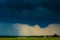 Tornadic supercell storm in the fields, Lithuania, Europe