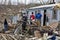 Tornado aftermath in Henryville, Indiana