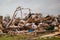 Tornado Damage American Flag