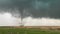 Tornado over a field in Kansas