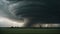 A tornado rages across the field