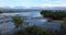 Tornetrask large lake, Abisko national park, northern Sweden