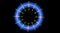 Toroidal Magnetic field lines . Fusion energy. Helical path flow. Top orthographic view