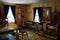 Toronto, Canada - 06 21 2016: Interior of Blackwood Masonic Lodge, a part of exposition of Black Creek Pioneer Village