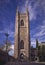 Toronto, Canada - 20 10 2018: Autumn view on the memorial Soldiers Tower which is a bell and clock tower at the