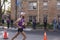 TORONTO, ON/CANADA - OCT 22, 2017: Canadian marathon runner John