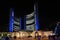 Toronto City Hall square with Christmas lights