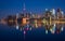 Toronto City Skyline Reflection