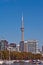 Toronto cityscape panorama CN Tower