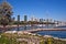 Toronto cityscape panorama CN Tower