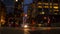 Toronto downtown, Business buildings,  empty roads, lockdown period, Covid-19,  evening time