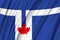 Toronto Flag waving flag illustration.