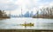 TORONTO, MAY 5, 2017: Kayaking at the Ontario lake at May 5, Ontario, Canada