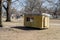 TORONTO, ONTARIO, CANADA - MARCH 18, 2021: PORTABLE TINY SHELTERS BUILT FOR HOMELESS PEOPLE IN TRINITY BELLWOODS PARK.