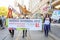 TORONTO, ONTARIO, CANADA - SEPTEMBER 27, 2019:  `Fridays for Future` climate change protest.