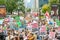 TORONTO, ONTARIO, CANADA - SEPTEMBER 27, 2019:  `Fridays for Future` climate change protest.