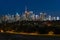 Toronto Skyline and Riverdale Park at Night, Ontario, Canada