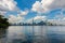 Toronto skyline from the sea side of Lake Ontario, Canada