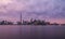 Toronto Sunset with a Purple Sky