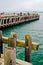 Torpedo Wharf, Fishing on the pier on a cloudy day