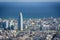 Torre Agbar in financial district of Barcelona,