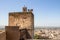 Torre de la Vela in Alhambra in Granada, Spain