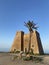 Torre de Macenas on Mojacar beach, Almeria, Spain.